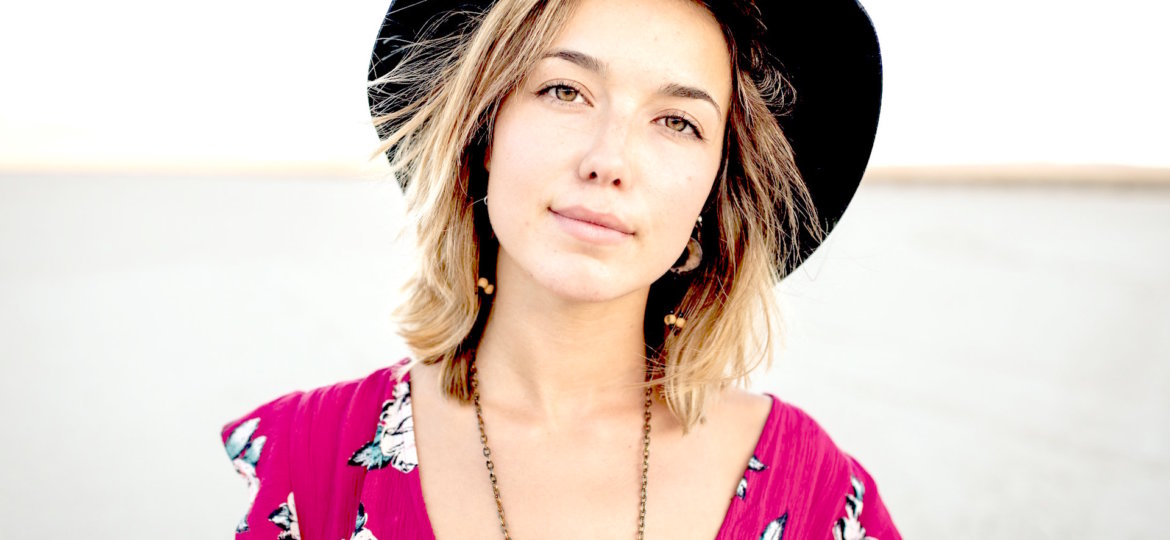 setting new year's resolutions and intentions happy woman