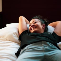 Rub Your Belly for Stress Relief Stock Photo by Ducminh Nguyen