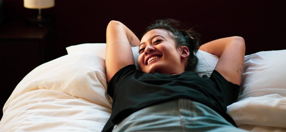 Rub Your Belly for Stress Relief Stock Photo by Ducminh Nguyen