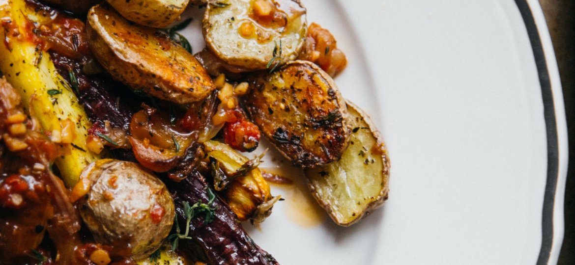 root veggies and potatoes for health stock photo by charles